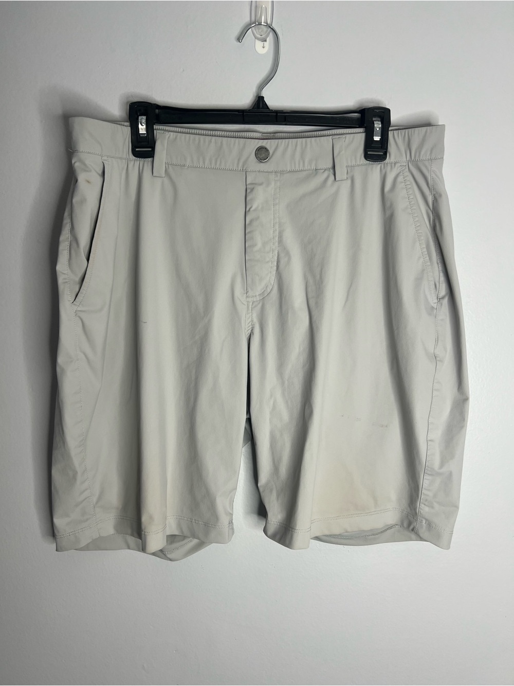 Redvanly Golf Hanover Pull-on Shorts Mens XL Grey Performance Stretch